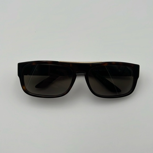 Givenchy Tortoiseshell Rectangular Frame Sunglasses - Picture 2 of 9